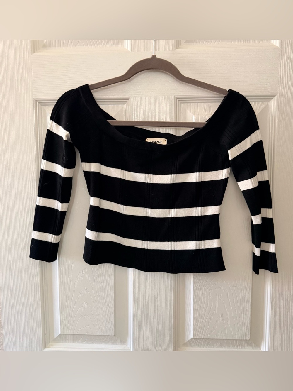 L’agence Off The Shoulder Knit Top